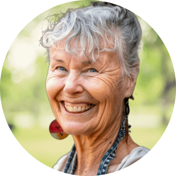 Porträttbild på Karin